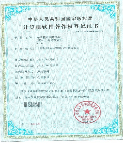 代表性软件著作权证书 02